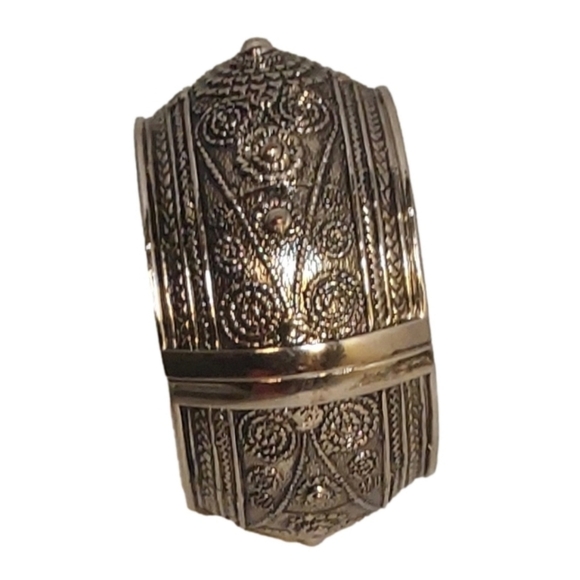 Silverwork IMPERIAL CUFF 7MM WOMEN'S BRACELET CUFF - Picture 2 of 4